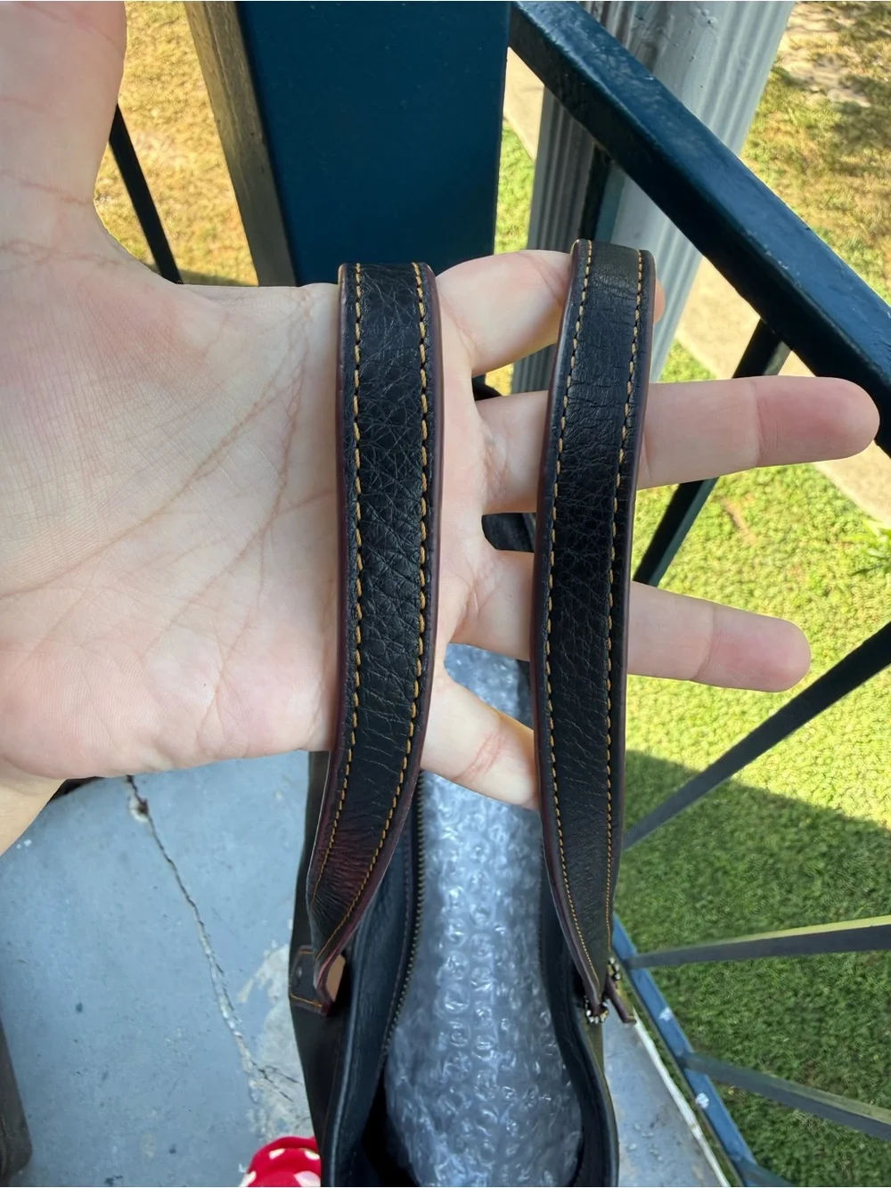 Coach Black Peanuts Character Leather Tote